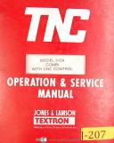 Jones & Lamson-Waterbury Farrel-Farrel-Jones & Lamson Textron TNC Model 210A & 312A, Service Manual 1980-TNC 210A-TNC 312A-01